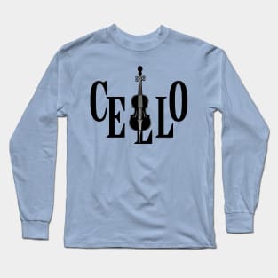 Cello In Cello Orchestra Musical Instrument Long Sleeve T-Shirt